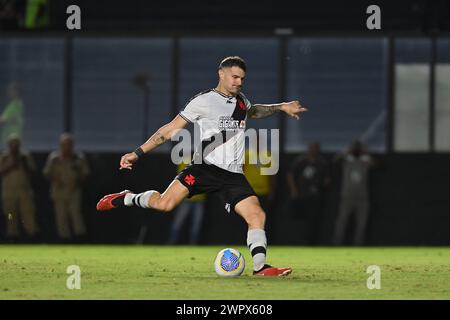 Rio, Brasilien - 07. märz 2024, Vegetti-Spieler im Spiel zwischen Vasco da Gama und Agua Santa in der dritten Runde des Brasil Cup im Sao Januario Stadium Stockfoto