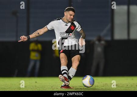 Rio, Brasilien - 07. märz 2024, Vegetti-Spieler im Spiel zwischen Vasco da Gama und Agua Santa in der dritten Runde des Brasil Cup im Sao Januario Stadium Stockfoto