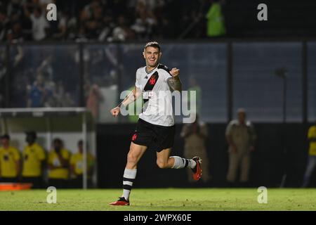 Rio, Brasilien - 07. märz 2024, Vegetti-Spieler im Spiel zwischen Vasco da Gama und Agua Santa in der dritten Runde des Brasil Cup im Sao Januario Stadium Stockfoto