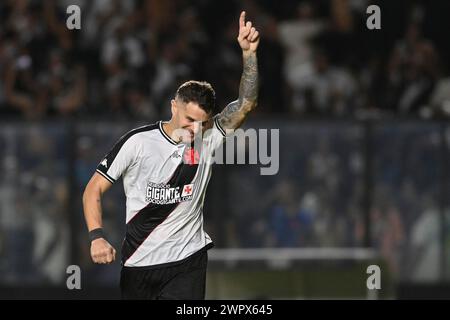 Rio, Brasilien - 07. märz 2024, Vegetti-Spieler im Spiel zwischen Vasco da Gama und Agua Santa in der dritten Runde des Brasil Cup im Sao Januario Stadium Stockfoto