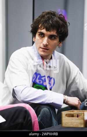 Mailand, Italien. März 2024. Mailand, die Independent Publishers' Fair Book Pride Milan 2024. Auf dem Foto: Giuse the Lizia Credit: Independent Photo Agency/Alamy Live News Stockfoto