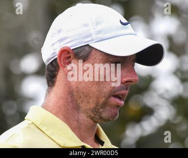 Orlando, Usa. März 2024. Rory McIlroy aus Nordirland auf dem ersten Loch während der dritten Runde des Arnold Palmer Invitational präsentiert von Mastercard auf dem Arnold Palmer Bay Hill Golf Course in Orlando. (Foto: Paul Hennessy/SOPA Images/SIPA USA) Credit: SIPA USA/Alamy Live News Stockfoto