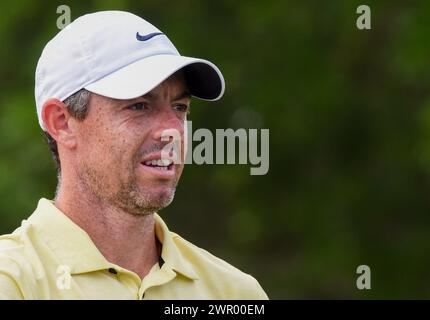 Orlando, Usa. März 2024. Rory McIlroy aus Nordirland auf dem ersten Loch während der dritten Runde des Arnold Palmer Invitational präsentiert von Mastercard auf dem Arnold Palmer Bay Hill Golf Course in Orlando. (Foto: Paul Hennessy/SOPA Images/SIPA USA) Credit: SIPA USA/Alamy Live News Stockfoto