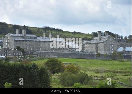 Aktenfoto vom 03/10/08: Eine allgemeine Ansicht des HM Prison Dartmoor, Devon. Ein britisches Gefängnis musste mehr als 180 Zellen schließen, nachdem radioaktives Gas entdeckt worden war, was auch zu der großen Mehrheit der fast 200 Versetzungen von Gefangenen geführt hat. HMP Dartmoor wurde gezwungen, die Zellen zu schließen und Gefangene zu entfernen, weil Radon vorhanden ist. Ausgabedatum: Sonntag, 10. März 2024. Stockfoto