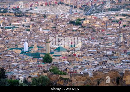 Al Karaouine Moschee, erbaut im Jahr 859, älteste Universität der Welt, Fès, marokko, afrika Stockfoto