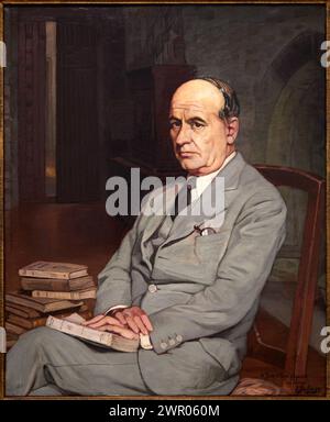 "Retrato de José Ortega y Gasset", Ignacio Zuloaga (1870-1945), Museo de Bellas Artes, Bilbao, Bizkaia, Baskenland, Spanien Stockfoto