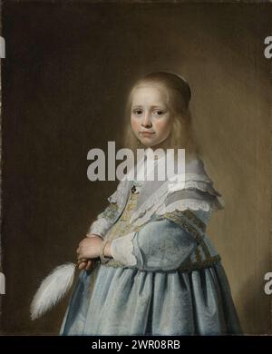 Porträt eines in Blau gekleideten Mädchens 1641 Johannes Cornelisz Verspronck (NL) Stockfoto
