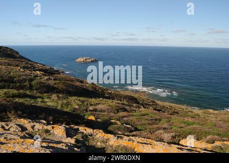 Die Nurra-Küste zwischen Rena Maiore und Monte Rugginosu Stockfoto