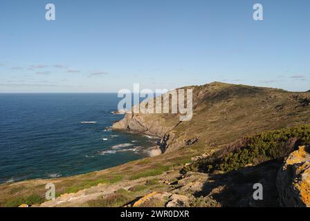 Die Nurra-Küste zwischen Rena Maiore und Monte Rugginosu Stockfoto