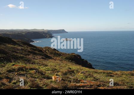 Die Nurra-Küste zwischen Rena Maiore und Monte Rugginosu Stockfoto