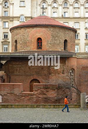 Die Rotunde St. Georg Kirche aus dem 3. Jahrhundert ist das älteste Gebäude in Sofia Bulgarien, Osteuropa, Balkan, EU Stockfoto