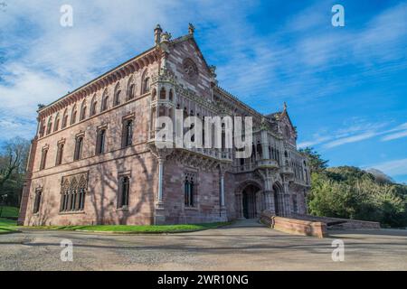 Finca del Sobrellano, Comillas, Kantabrien, Spanien Stockfoto