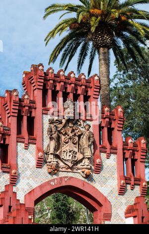 Seminario Pontificio della Cantabria, Comillas, Spanien Stockfoto