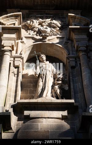 Convento de San Francisco, Santiago de Compostela, Spanien Stockfoto
