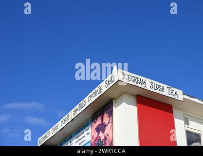 Seaside Cafe an Brighton Seafront UK. Stockfoto