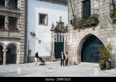 Antigos Pacos Municipais, Santa Maria Maior, Viana do Castelo, Portugal Stockfoto