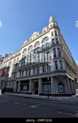 Christie's globaler Hauptsitz, Auktionshaus, Verkaufsräume und Büros, King Street, St. James's, London, Großbritannien Stockfoto