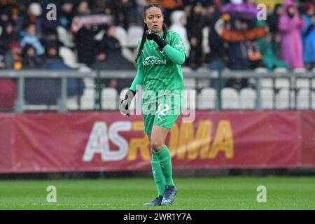 Roma, Latium. März 2024. Selena Bobb von Mailand während des Spiels der Serie A Frauen gegen Mailand 2023-2024 im Tre Fontane Stadion in Rom, Italien, 10. März 2024. Quelle: massimo insabato/Alamy Live News Stockfoto