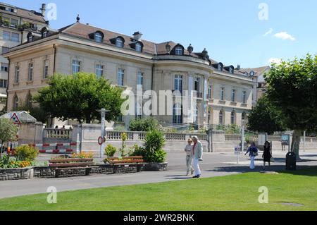 Das Alimentarium von Nestlé der globale Food-Multiplayer in Vevey | das Alimentarium von Nestlé in Vevey. Stockfoto