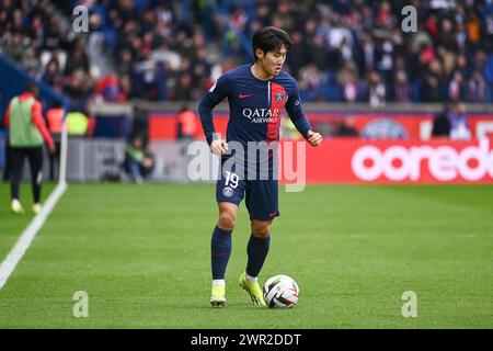 Paris, Frankreich. März 2024. Julien Mattia/Le Pictorium - PSG - Reims - 10/03/2024 - France/Ile-de-France (Region)/Paris - während der 25. Journee de ligue 1 Ubereats, zwischen PSG und Reims im Parc des Princes, 10. März 2024 Credit: LE PICTORIUM/Alamy Live News Stockfoto