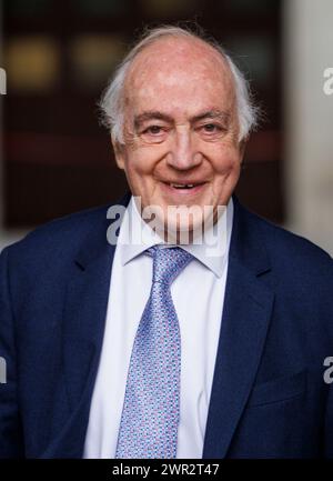 London, Großbritannien. März 2024. Michael Howard, Baron Howard of Lympne, bei der BBC, nachdem er am Sonntag mit Laura Kuenssberg auftrat. Quelle: Joe Maida/Alamy Live News Stockfoto