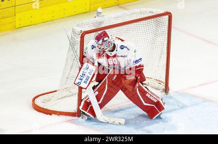 #60 Melvin Nyffeler, Torhüter SC Rapperswil-Jona Lakers. (Kloten, Schweiz, 28.10.2023) Stockfoto