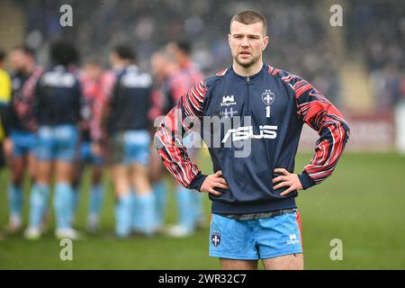 Featherstone, Großbritannien. März 2024. Wakefield Trinity's Max Jowitt. Rugby League Betfred Challenge Cup, Featherstone Rovers vs Wakefield Trinity im Millennium Stadium, Featherstone, UK Credit: Dean Williams/Alamy Live News Stockfoto