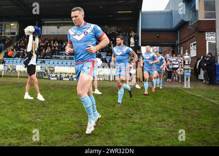 Featherstone, Großbritannien. März 2024. Wakefield Trinity's Matty Ashurst. Rugby League Betfred Challenge Cup, Featherstone Rovers vs Wakefield Trinity im Millennium Stadium, Featherstone, UK Credit: Dean Williams/Alamy Live News Stockfoto