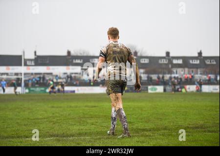 Featherstone, Großbritannien. März 2024. Harry Bowes von den Featherstone Rovers. Rugby League Betfred Challenge Cup, Featherstone Rovers vs Wakefield Trinity im Millennium Stadium, Featherstone, UK Credit: Dean Williams/Alamy Live News Stockfoto