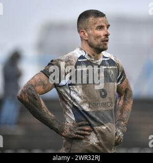 Featherstone, Großbritannien. März 2024. Caleb Aekins von Featherstone Rovers. Rugby League Betfred Challenge Cup, Featherstone Rovers vs Wakefield Trinity im Millennium Stadium, Featherstone, UK Credit: Dean Williams/Alamy Live News Stockfoto