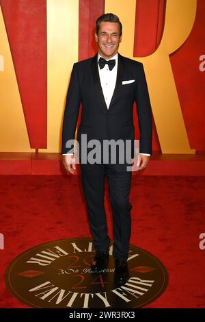 Beverly Hills, Ca. März 2024. Jon Hamm bei der 30. Vanity Fair Oscar Party im Wallis Annenberg Center for the Performing Arts in Beverly Hills, Kalifornien am 10. März 2024. Quelle: Jeffrey Mayer/Media Punch/Alamy Live News Stockfoto