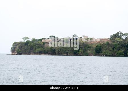 Einrichtungen von Fort San Lorenzo, nach der Restaurierung der Stätte. Stockfoto