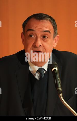 Tokio, Japan. März 2024. Philippe Setton Judo : Französische Frauennationalmannschaft das Austauschtreffen mit der japanischen Frauennationalmannschaft in der französischen Botschaft in Tokio. Quelle: AFLO SPORT/Alamy Live News Stockfoto