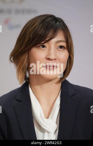 Tokio, Japan. März 2024. Natsumi Tsunoda (JPN) Judo : Französische Frauennationalmannschaft das Austauschtreffen mit der japanischen Frauennationalmannschaft in der französischen Botschaft in Tokio. Quelle: AFLO SPORT/Alamy Live News Stockfoto