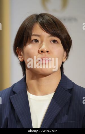 Tokio, Japan. März 2024. Miku Takaichi (JPN) Judo : französisches Frauenteam das Austauschtreffen mit dem japanischen Frauenteam in der Botschaft Frankreichs in Tokio. Quelle: AFLO SPORT/Alamy Live News Stockfoto