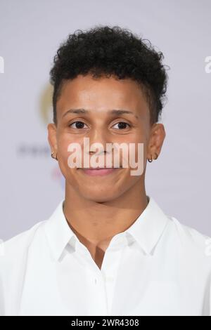 Tokio, Japan. März 2024. Amandine Buchard (FRA) Judo : französisches Frauenteam das Austauschtreffen mit dem japanischen Frauenteam in der französischen Botschaft in Tokio. Quelle: AFLO SPORT/Alamy Live News Stockfoto