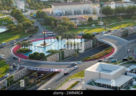 Luftaufnahme von Peral Qatar Porto Arabia Doha Stockfoto