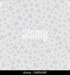 Vektor Hand gezeichnet bunte Blumen nahtloses Muster perfekt für Verpackungspapier, Einladungen, Küchentee, Papierteller, Servietten, stationär, Tapete Stock Vektor
