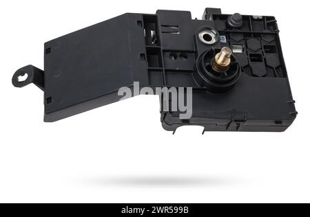 Kfz-Sicherungen Box in verschiedenen Farben und jede Farbe ist für den spezifischen Wert des Schutzes in Ampere definiert verantwortlich. Katalog der Ersatz-p Stockfoto