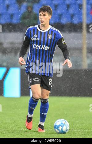 Pietro Beruatto (Pisa) während des Spiels Pisa SC gegen Ternana Calcio, italienischer Fußball Serie B in Pisa, Italien, 09. März 2024 Stockfoto