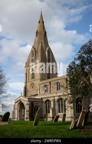 All Saints Church, Buckworth, Cambridgeshire, England, Großbritannien Stockfoto