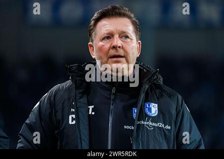 firo: 24.02.2024, Fußball, 2. Liga, Saison 2023.2024, 1. FC Magdeburg - FC Schalke 04 Trainer Christian Titz (1. FC Magdeburg) Porträt, Stockfoto