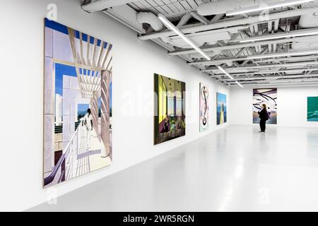 Neil Stokoe Ausstellung (2024) in der Saatchi Yates Gallery, St. James's, London, England Stockfoto