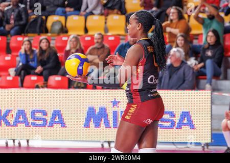 Jessica Rivero Marin (Roma Volley Club) während der 21. Runde der Serie