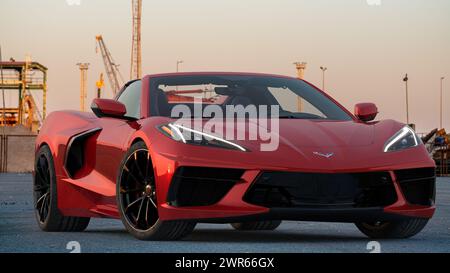 Chevrolet Corvette C8 Stachelrochen Stockfoto