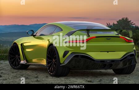 Aston Martin Vantage V8 Coupé Stockfoto