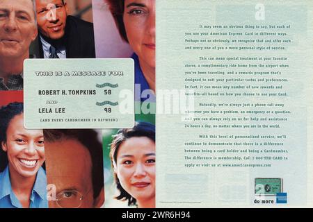 Vintage-Magazin „Time“ vom 23. November 1998, USA Stockfoto