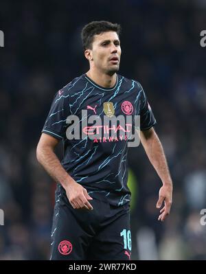 Rodri aus Manchester City. - Tottenham Hotspur / Manchester City, Emirates FA Cup, 4. Runde, Tottenham Hotspur Stadium, London, UK - 26. Januar 2024. Nur redaktionelle Verwendung – es gelten Einschränkungen für DataCo. Stockfoto