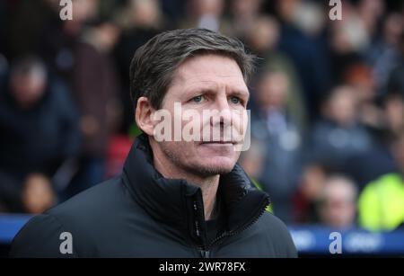 Oliver Glasner Manager von Crystal Palace. - Crystal Palace gegen Burnley, Premier League, Selhurst Park Stadium, Croydon, Großbritannien - 24. Februar 2024. Nur redaktionelle Verwendung – es gelten Einschränkungen für DataCo. Stockfoto