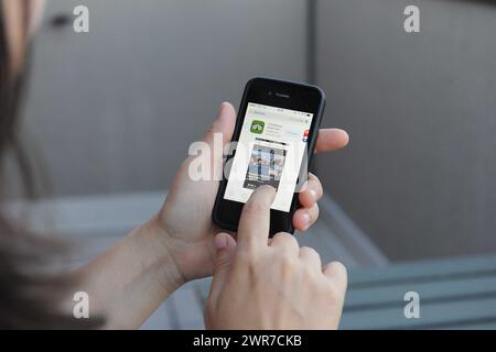 Smartphone und Telefon Cellulare Stockfoto